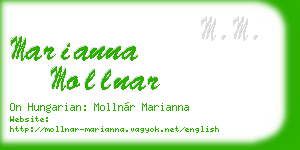 marianna mollnar business card